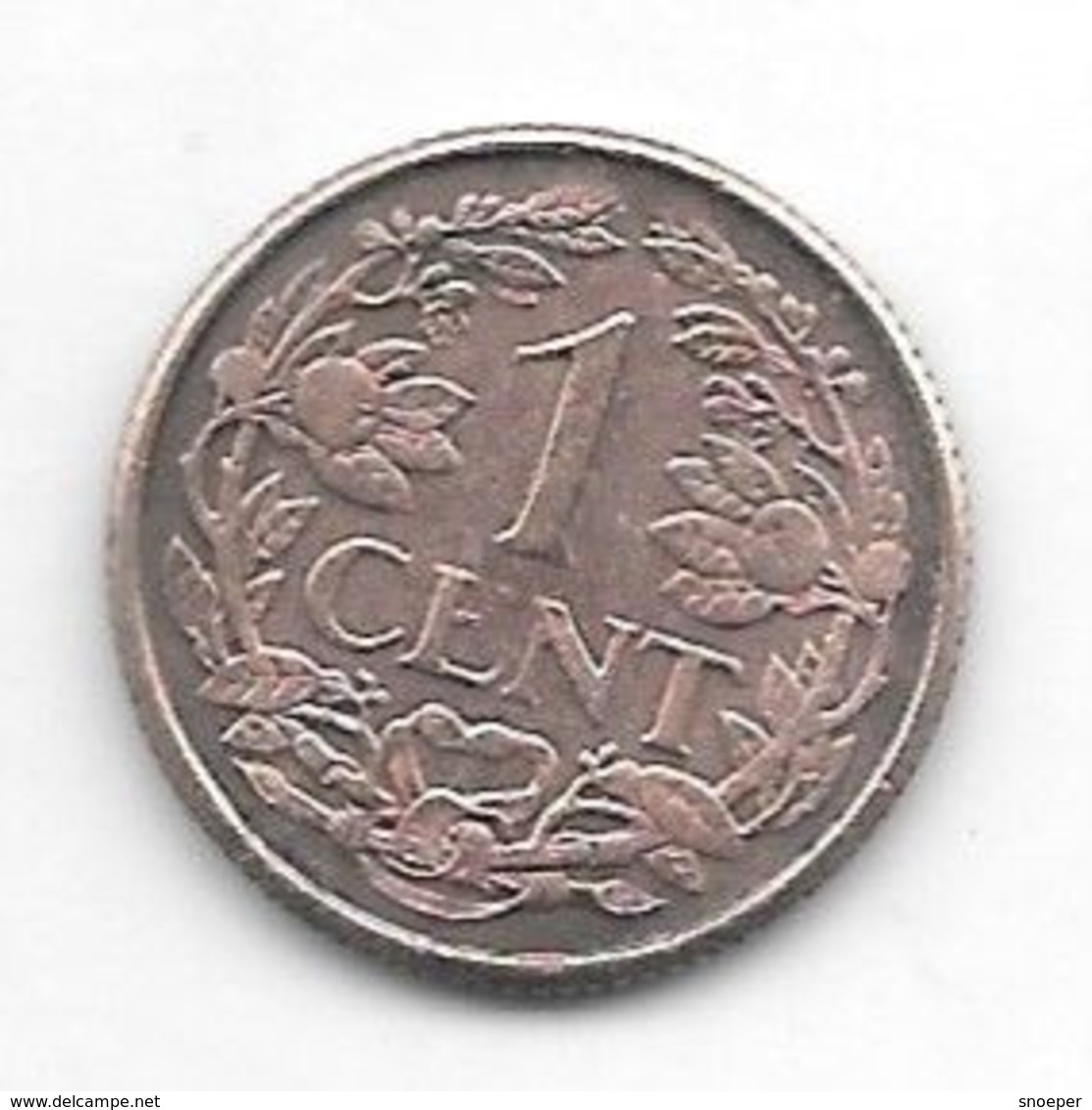 *netherlands Antilles 1 Cent 1952  Km 1  Xf+ - Antille Olandesi