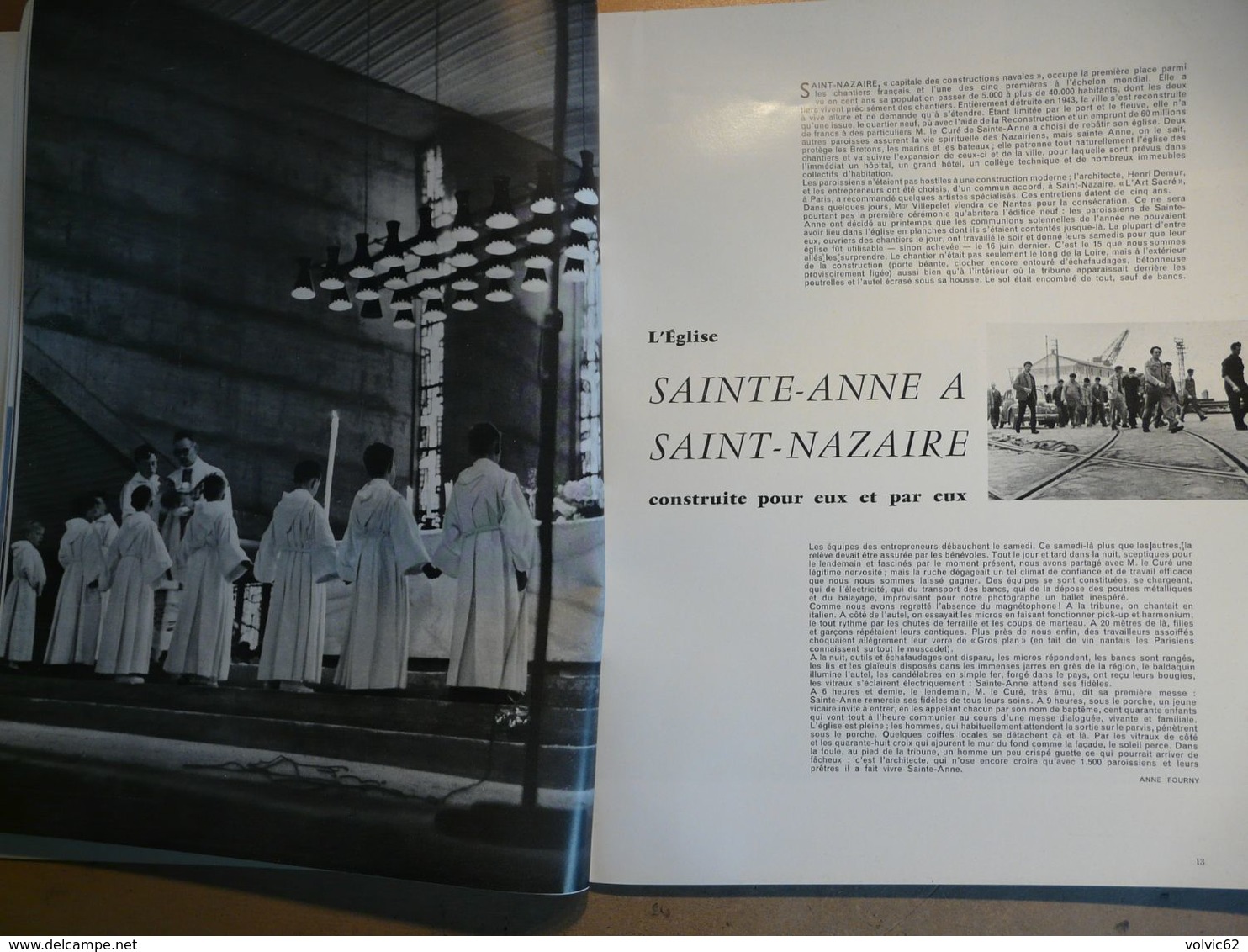 Plaisir de france 1957 naples pompei sorrente amalfi ravello capri Sainte Anne à Saint Nazaire chateaux du Léman