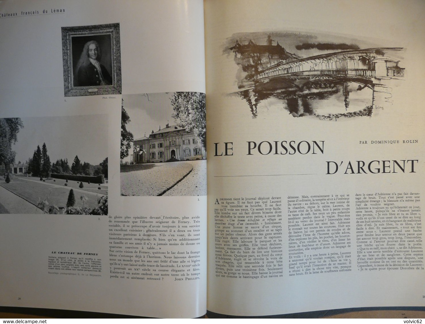 Plaisir de france 1957 naples pompei sorrente amalfi ravello capri Sainte Anne à Saint Nazaire chateaux du Léman