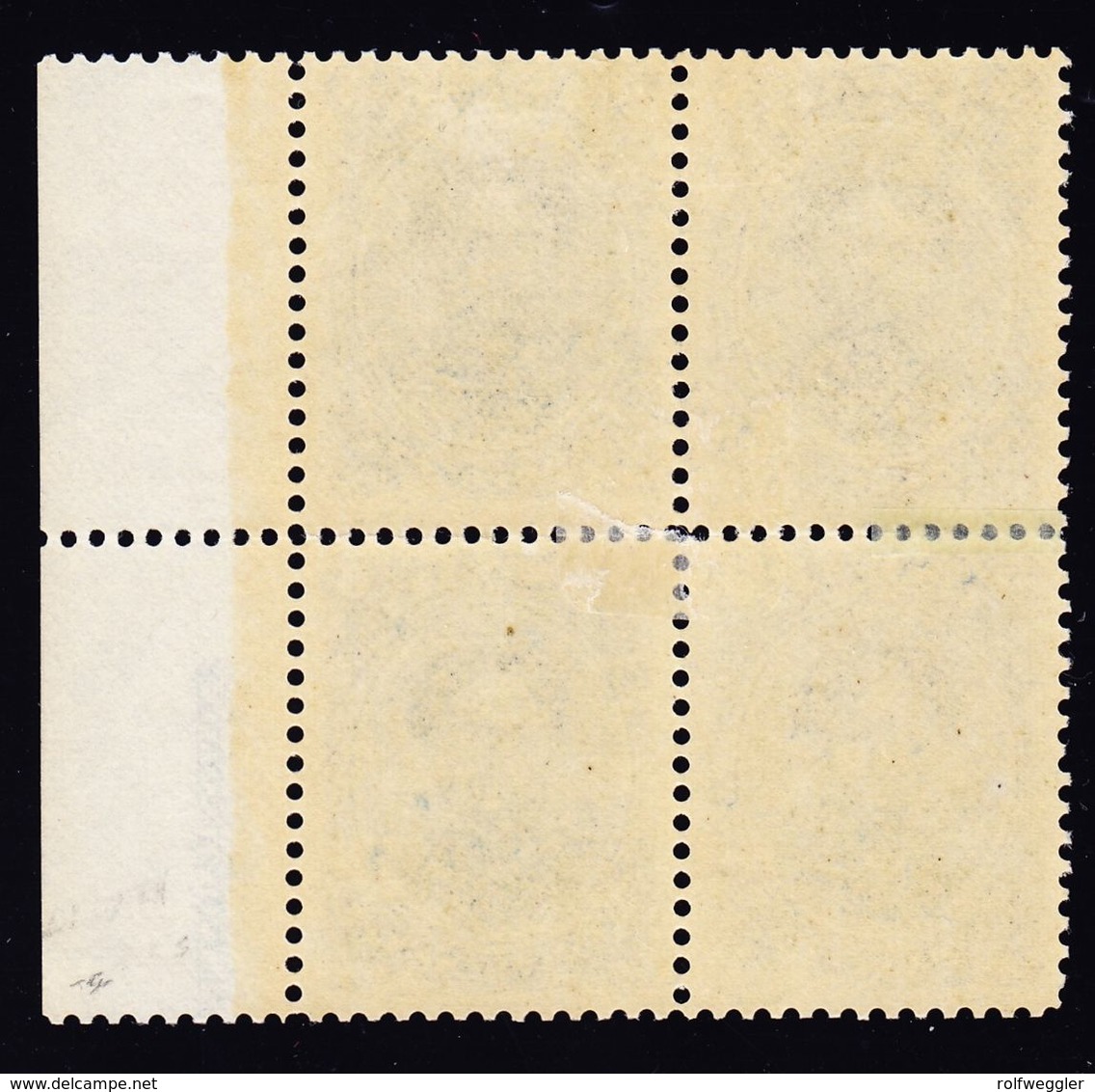 1890/1891 König KAMEHAMEHA. Imprint 4er Block. Ungebraucht Mit Falz. - Hawaï