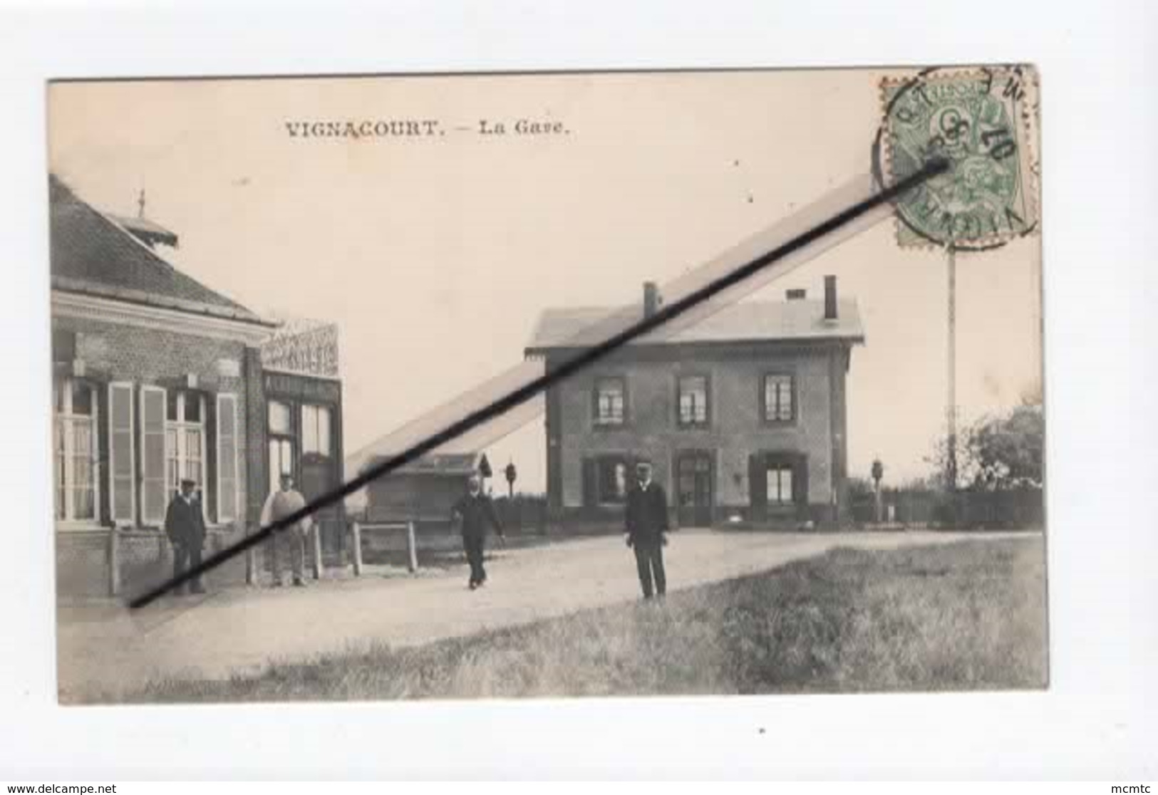 CPA  -  Vignacourt  -  La Gare - Vignacourt