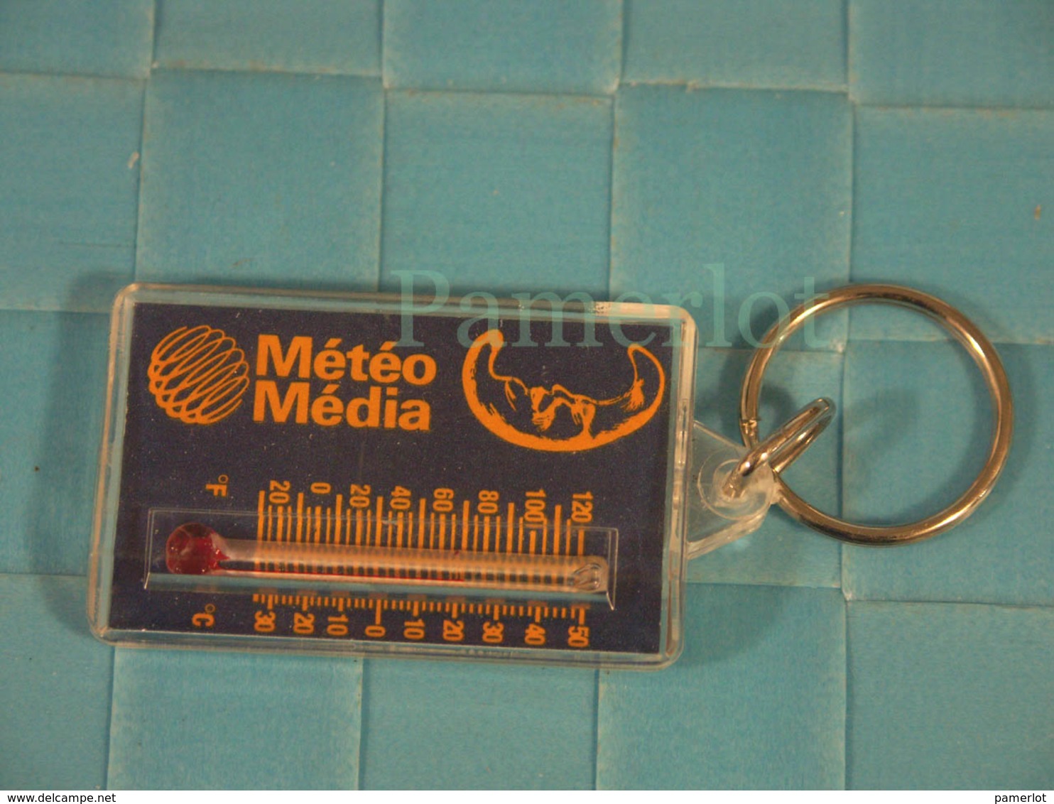 Porte Clefs - Météo Media - Information Télévisée - Thermomètre - Llaveros