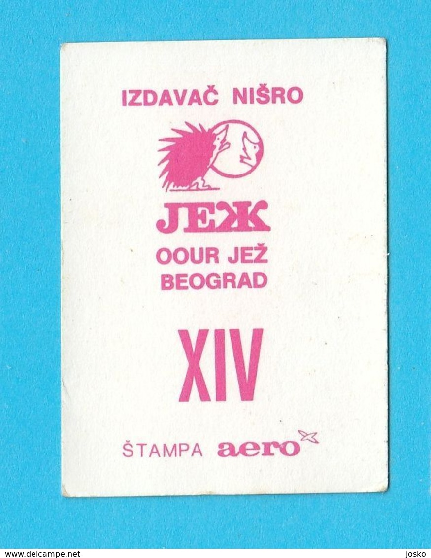 SUMMER OLYMPIC GAMES 1960 ROMA - Yugoslav Old Card * Jeux Olympiques Olympia Olimpiadi Juegos Olímpicos Olympiade ROME - Trading-Karten