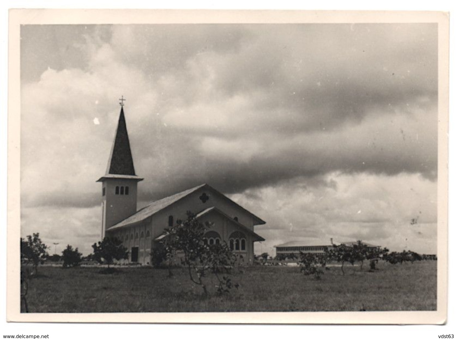 3 X Province Du Bas Congo KITONA 1960 Vue Fleuve  + Quartier Blanc Panorama + Eglise Kerk Muona - Carte Photo Fotokaart - Belgisch-Kongo