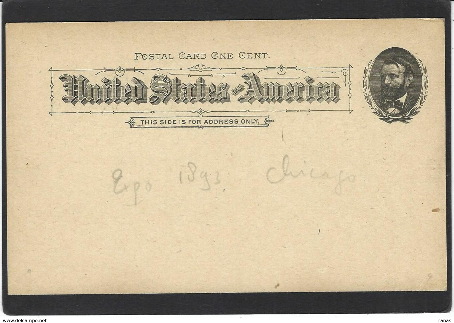 CPA Amérique Illinois Chicago Exposition Columbian 1893 Chritophe Colomb Voir Scan Du Dos - Chicago