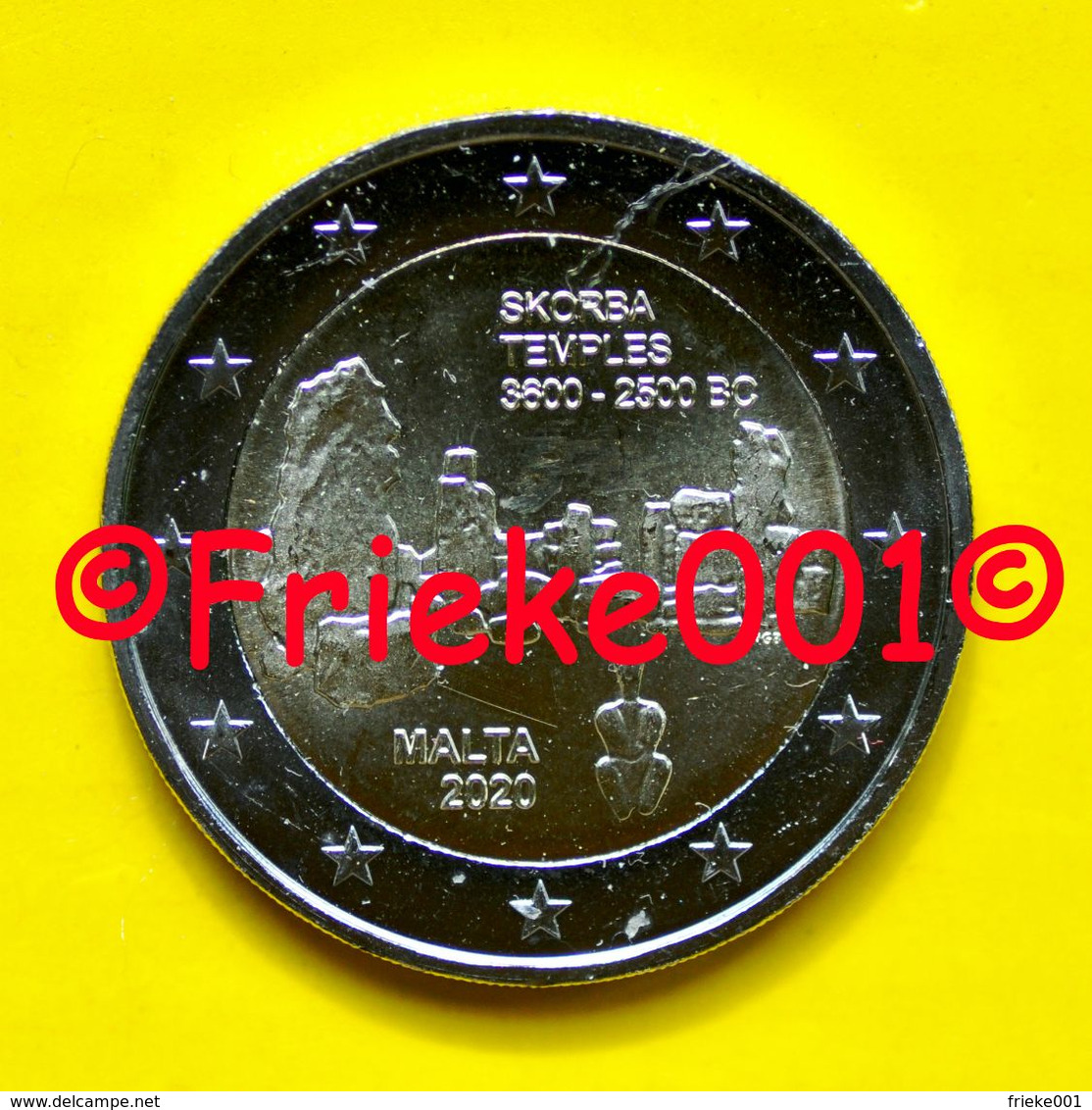 Malta - 2 Euro 2020 Comm.(Skorba Tempels) - Malte