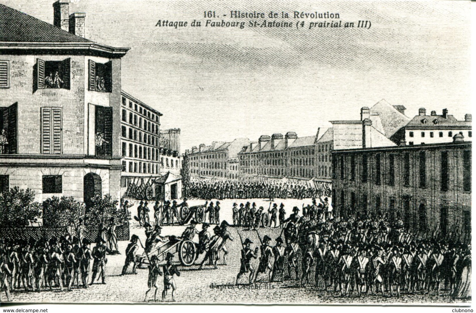 CPA - PARIS - HISTOIRE DE LA REVOLUTION - ATTAQUE DU FAUBOURG SAINT-ANTOINE - Sonstige & Ohne Zuordnung