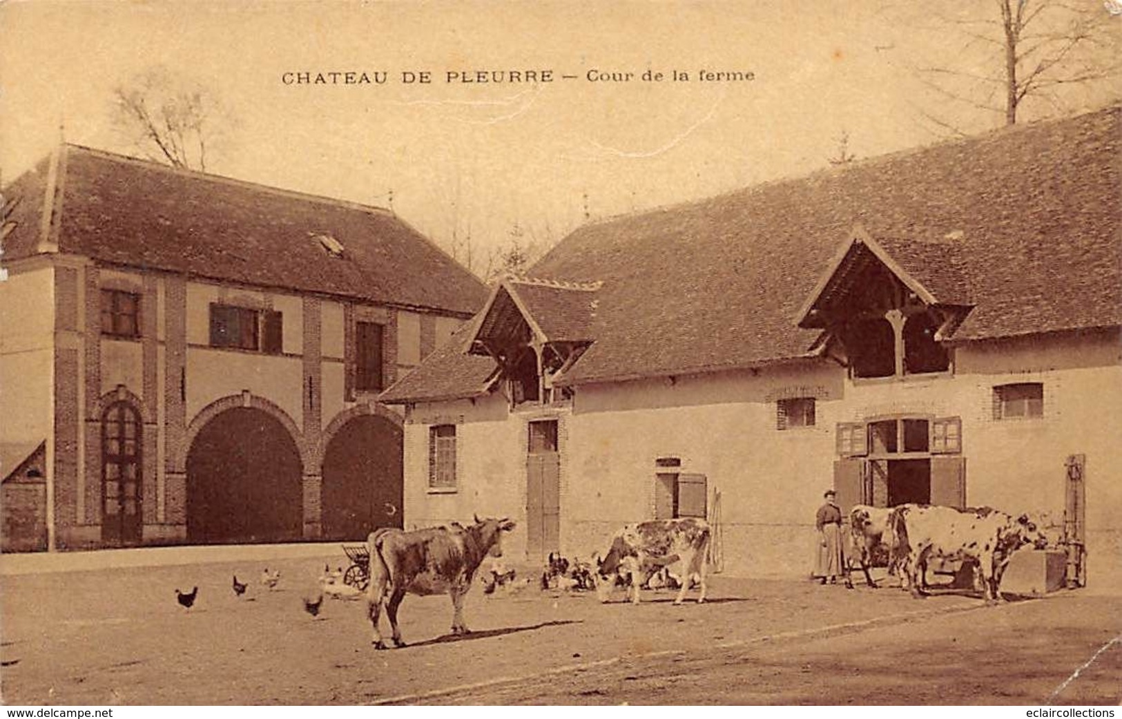 Pleurre         42        Le Château. Cour De La Ferme      (voir Scan) - Sonstige & Ohne Zuordnung