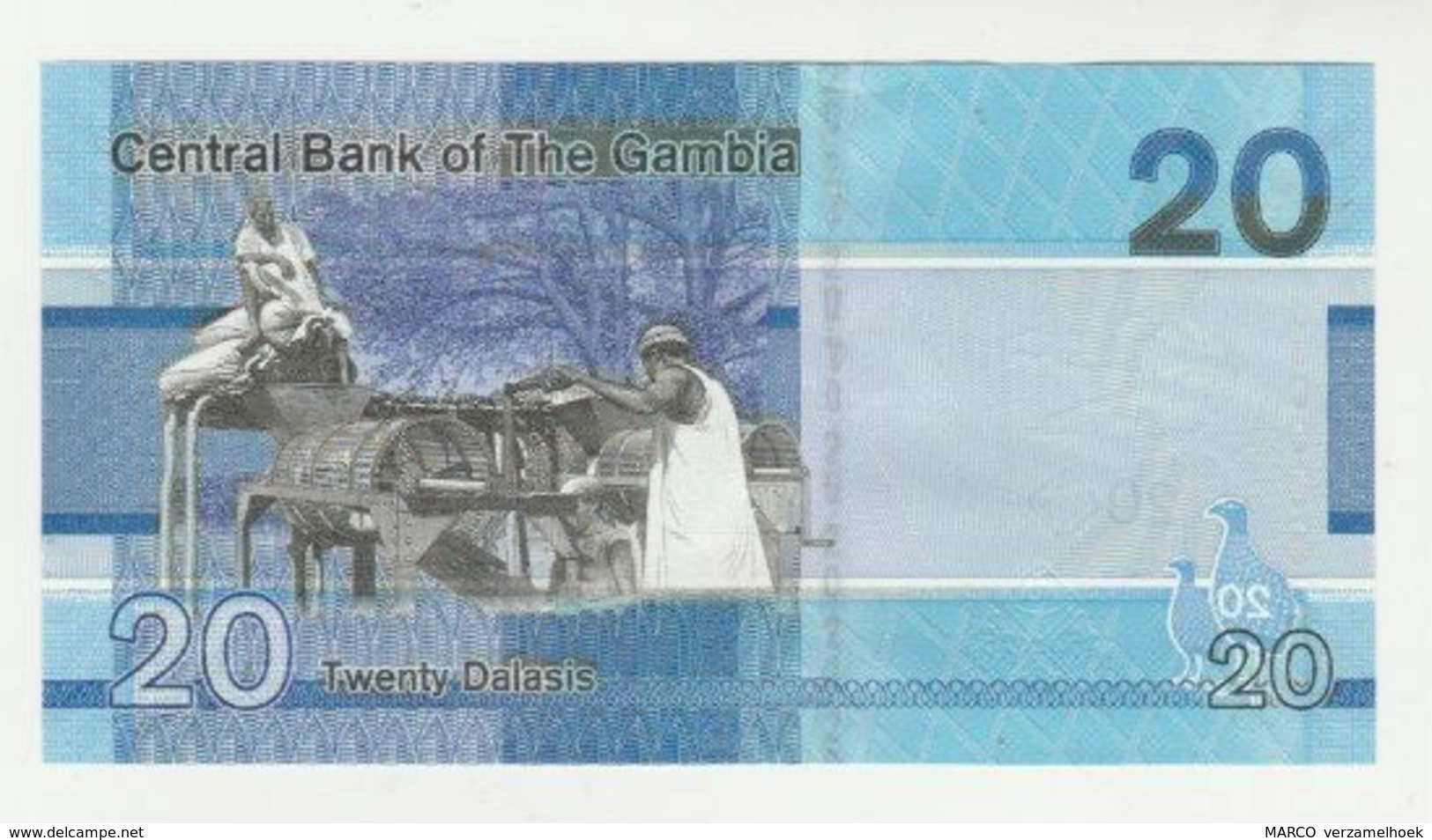 Central Bank Of The Gambia 20 Dalasis 2019 UNC - Gambia