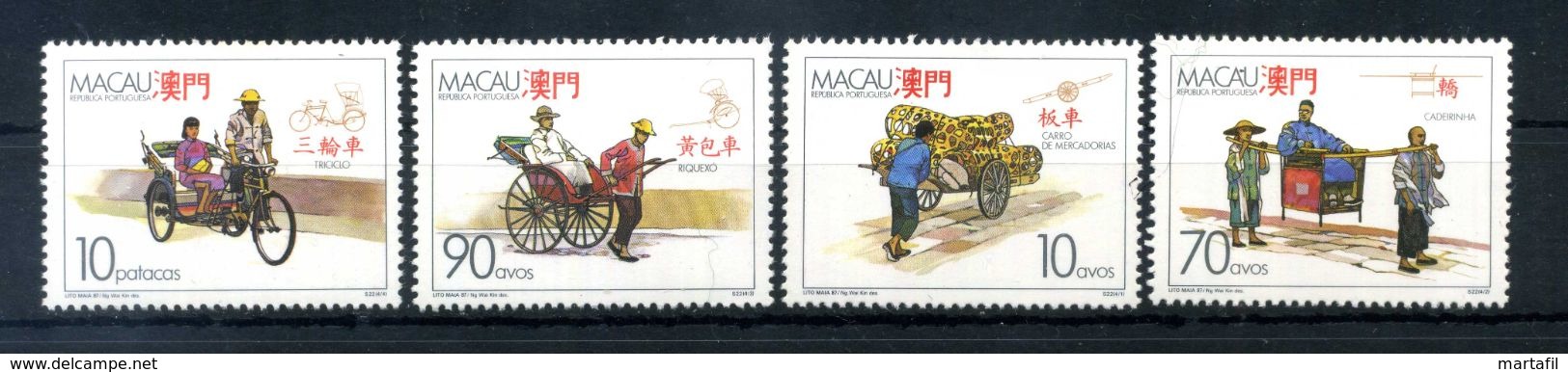 1987 MACAO SET MNH ** 555/558 - Nuevos