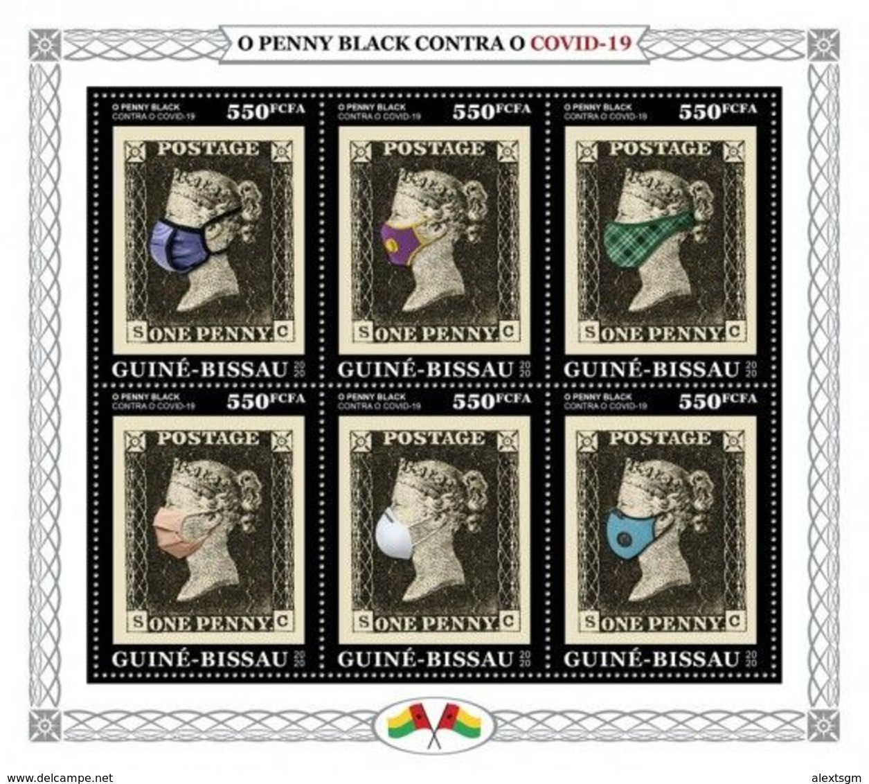 GUINEA BISSAU 2020 - Penny Black COVID-19. Official Issue [GB200317] - Timbres Sur Timbres