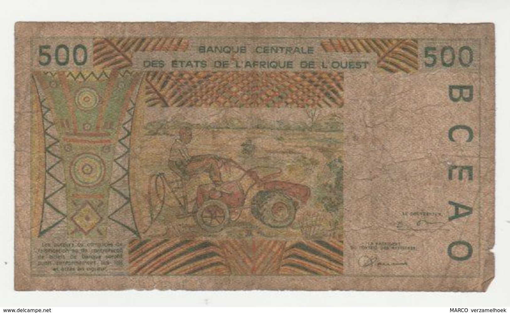 Banque Centrale Des Etats De L'Afrique De L'Ouest (senegal) 500 Francs - Sénégal