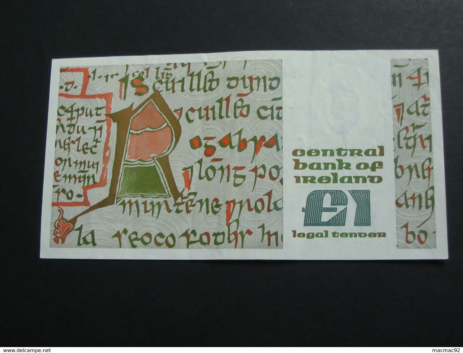 1 One Pound  1989 - IRLANDE - The Central Bank Of Ireland   **** EN  ACHAT IMMEDIAT  **** - Irland
