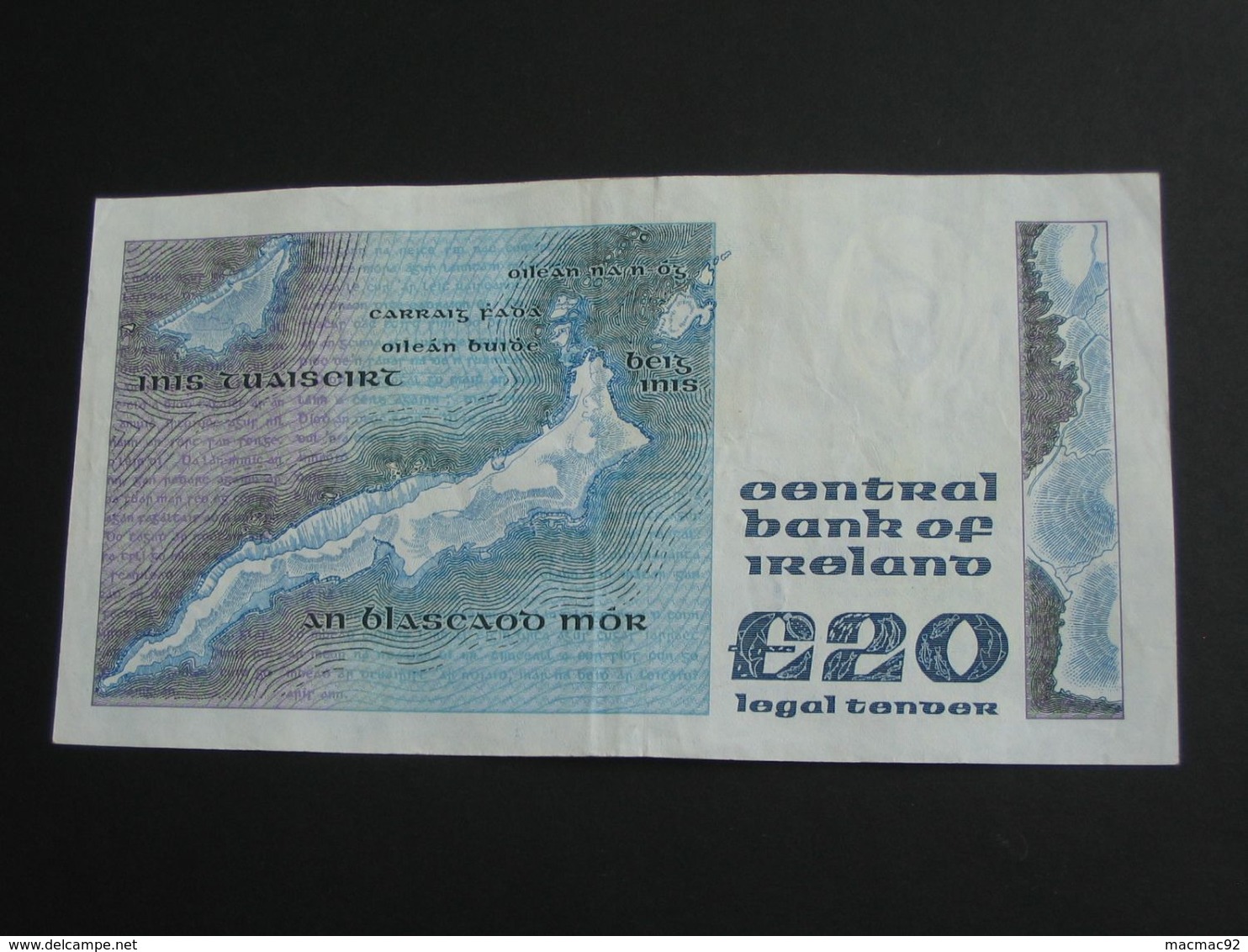 20 Twenty  Pounds 1992 - IRLANDE - The Central Bank Of Ireland   **** EN  ACHAT IMMEDIAT  **** - Ireland