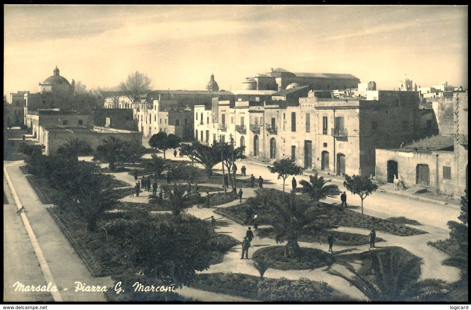 MARSALA (TRAPANI)  PIAZZA G. MARCONI - FOTOGRAFICA - Marsala