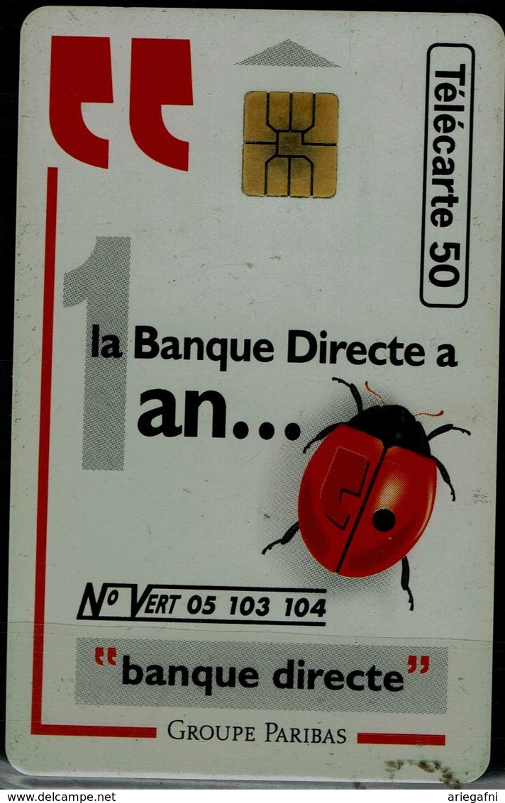 FRANCE 1995 PHONECARD LADYBUG USED VF!! - Sonstige & Ohne Zuordnung