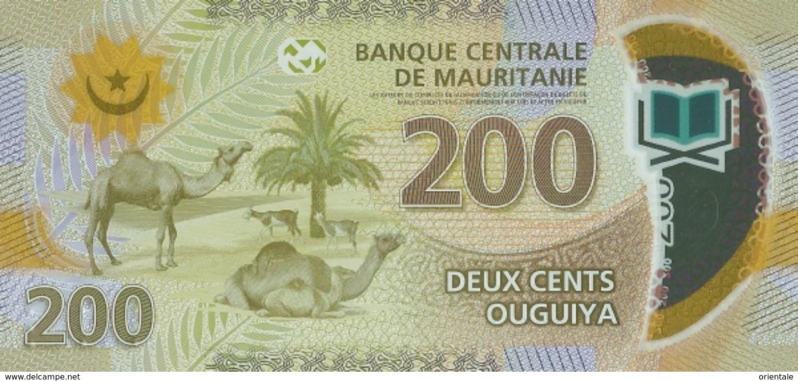 MAURITANIA P. 24 200 O 2017 UNC - Mauritanien