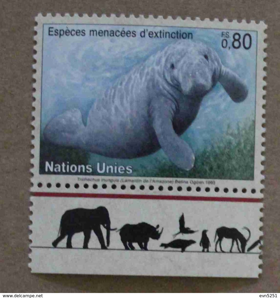 Ge93-01 : Nations-Unies (Genève) / Protection De La Nature -Trichechus Inunguis (Lamantin D'Amazonie Ou Du Brésil) - Nuovi