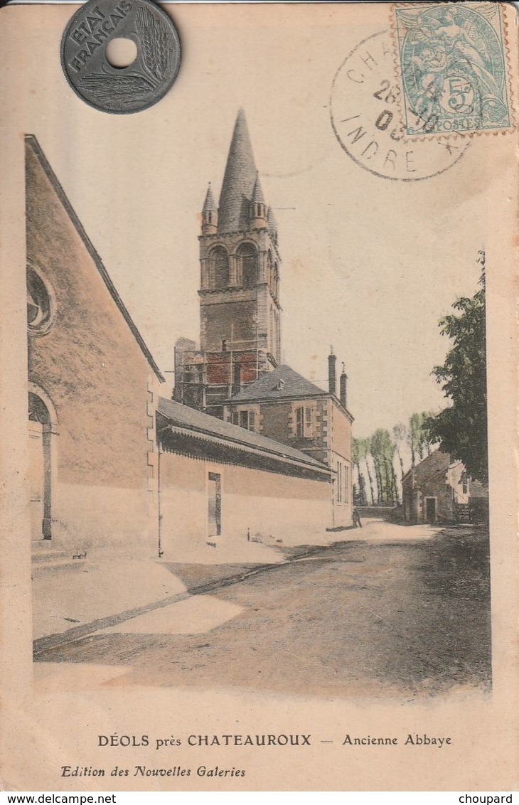 36 - Carte Postale Ancienne De   DEOLS   Près De Chateauroux       Ancienne Abbaye - Otros & Sin Clasificación