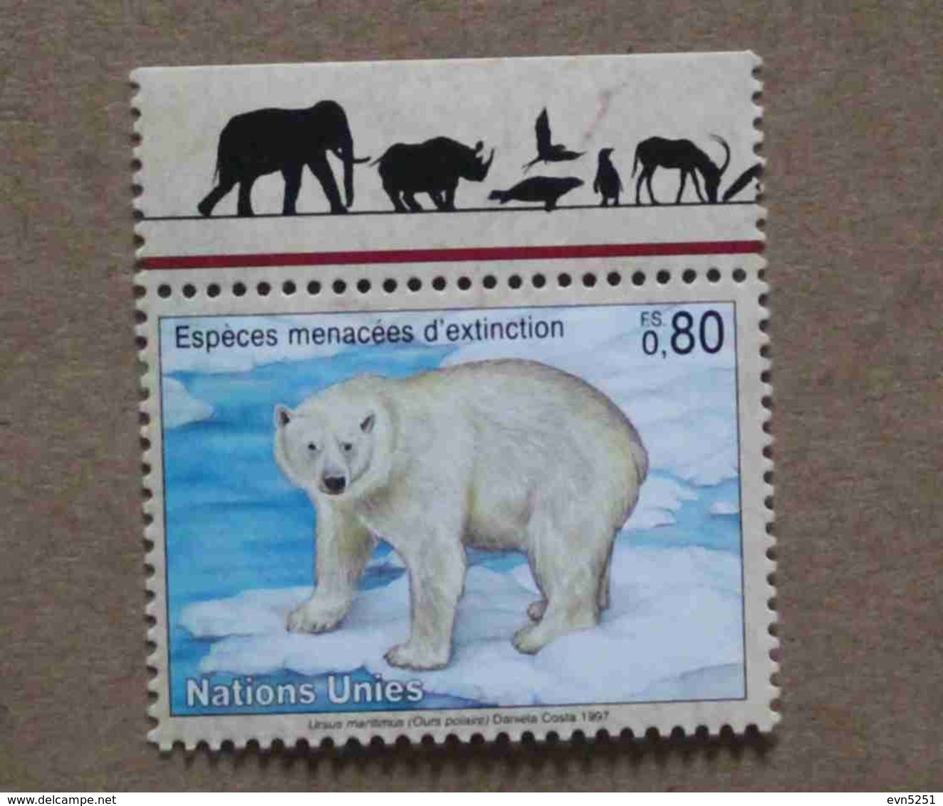 Ge97-01 : Nations-Unies (Genève) / Protection De La Nature - Ours Polaire Ou Ours Blanc (Ursus Maritimus) - Nuovi