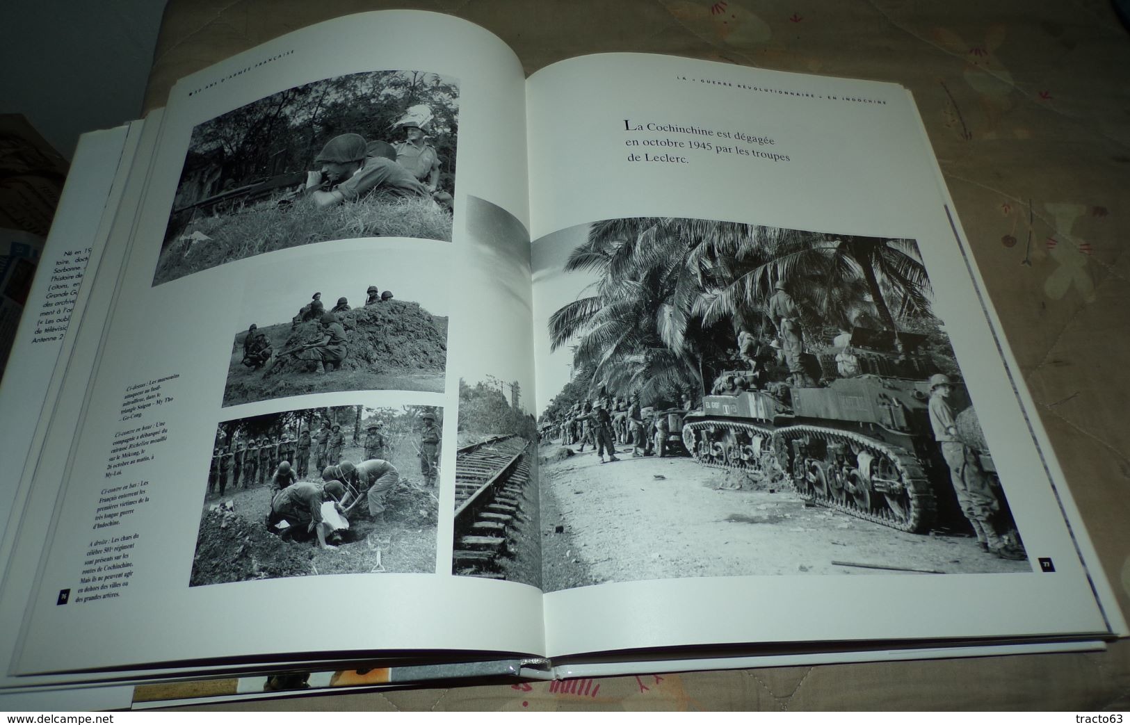 LIVRE : 50 ANS D'ARMEE FRANCAISE 1945 - 1995 , SON HISTOIRE ,SES HOMMES ,SES ACTIONS  , EDITION DE LA SEINE PAR PIERRE M - Frans