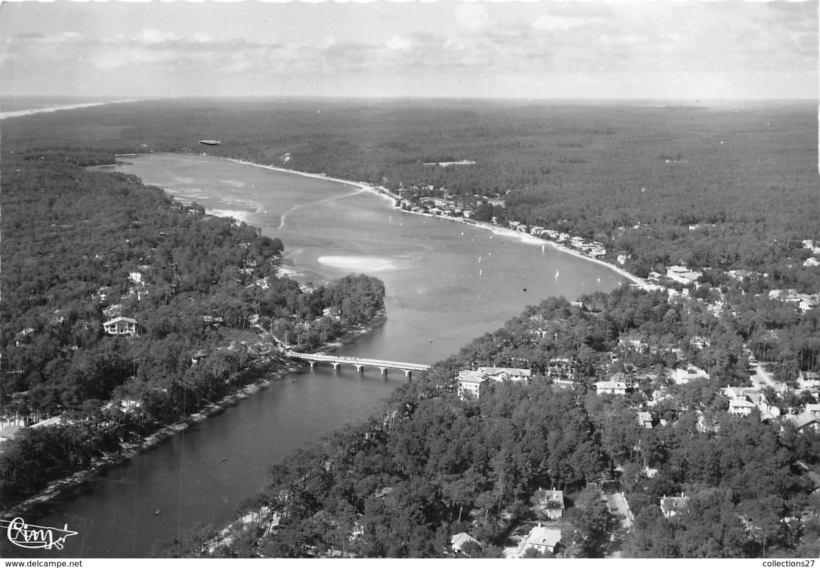 40-HOSSEGOR- VUE GENERALE SUR LE LAC MARIN - Hossegor