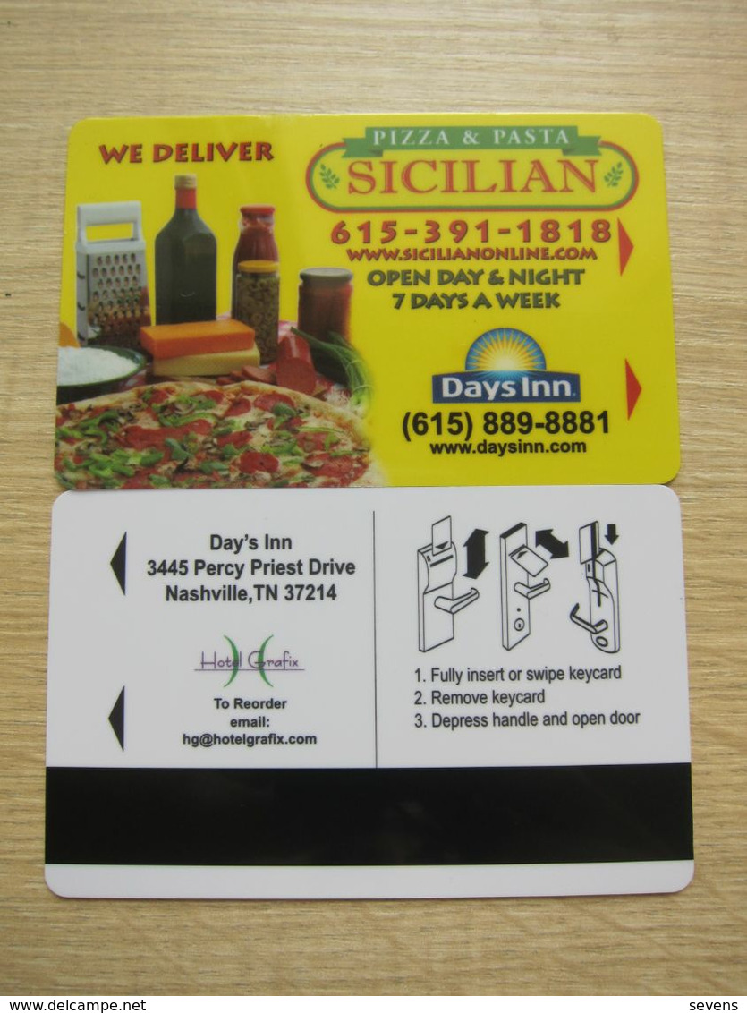 Days Inn(Hotel Grafix), Sicilian Pizza & Pasta - Cartas De Hotels