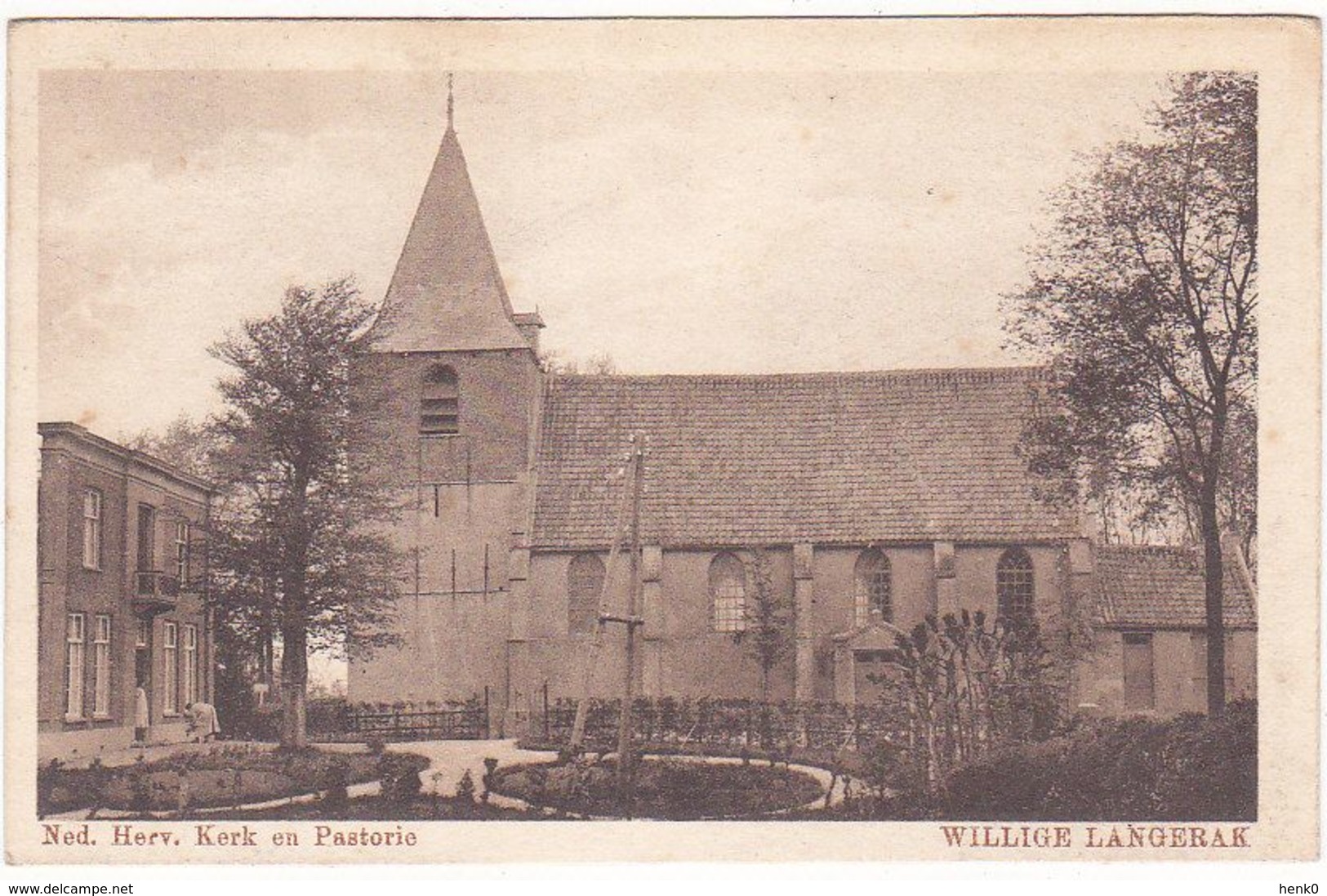 Schoonhoven Willige Langerak Ned. Hervormde Kerk En Pastorie M4641 - Schoonhoven