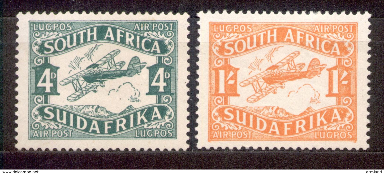 South Africa - Südafrika - 1929 Michel Nr. 43 - 44 * - Unused Stamps