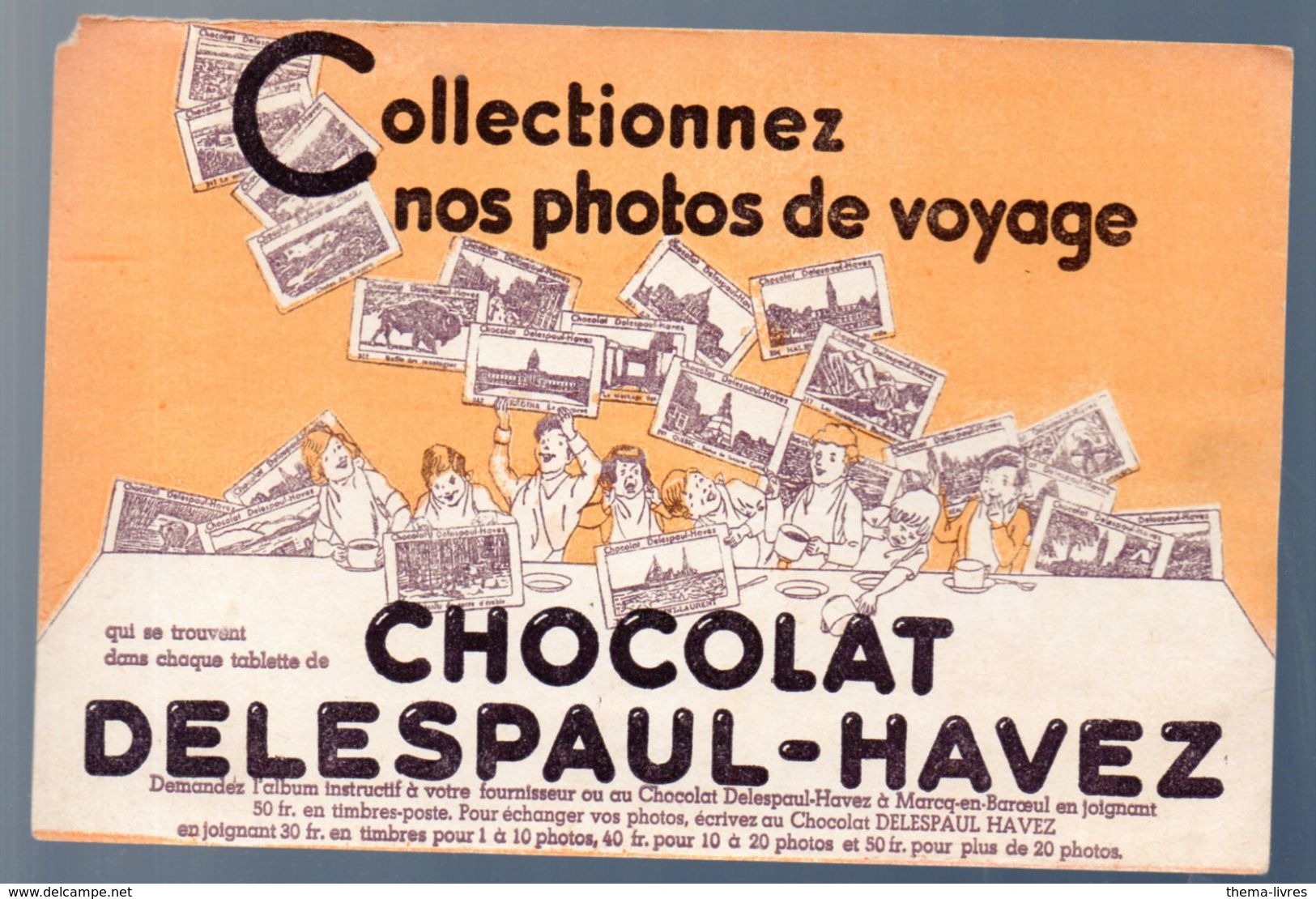 Buvard CHOCOLAT DELESPAUL-HAVEZ   (M0541) - Chocolat