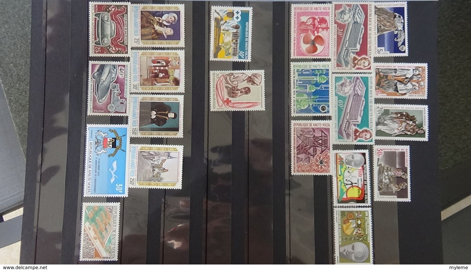 H94 Belle collection de timbres de Haute Volta dont Postes Aériennes (majorité **). A saisir !!!