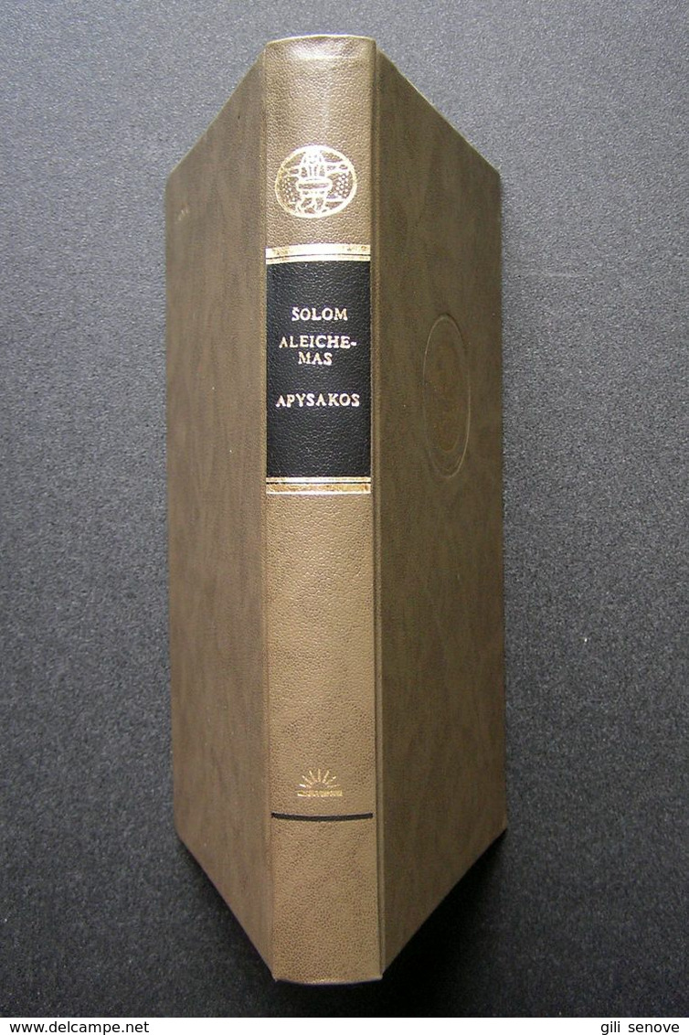 Lithuanian Book / Apysakos Sholem Aleichem 1987 - Culture