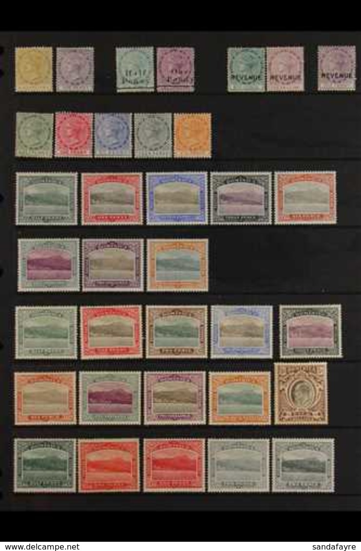 1883-1923 MINT COLLECTION ALL DIFFERENT, Includes 1883-86 1d, 1886 ½d On 6d & 1d On 1s, 1886-90 Set To 6d, 1903-07 Most  - Dominica (...-1978)