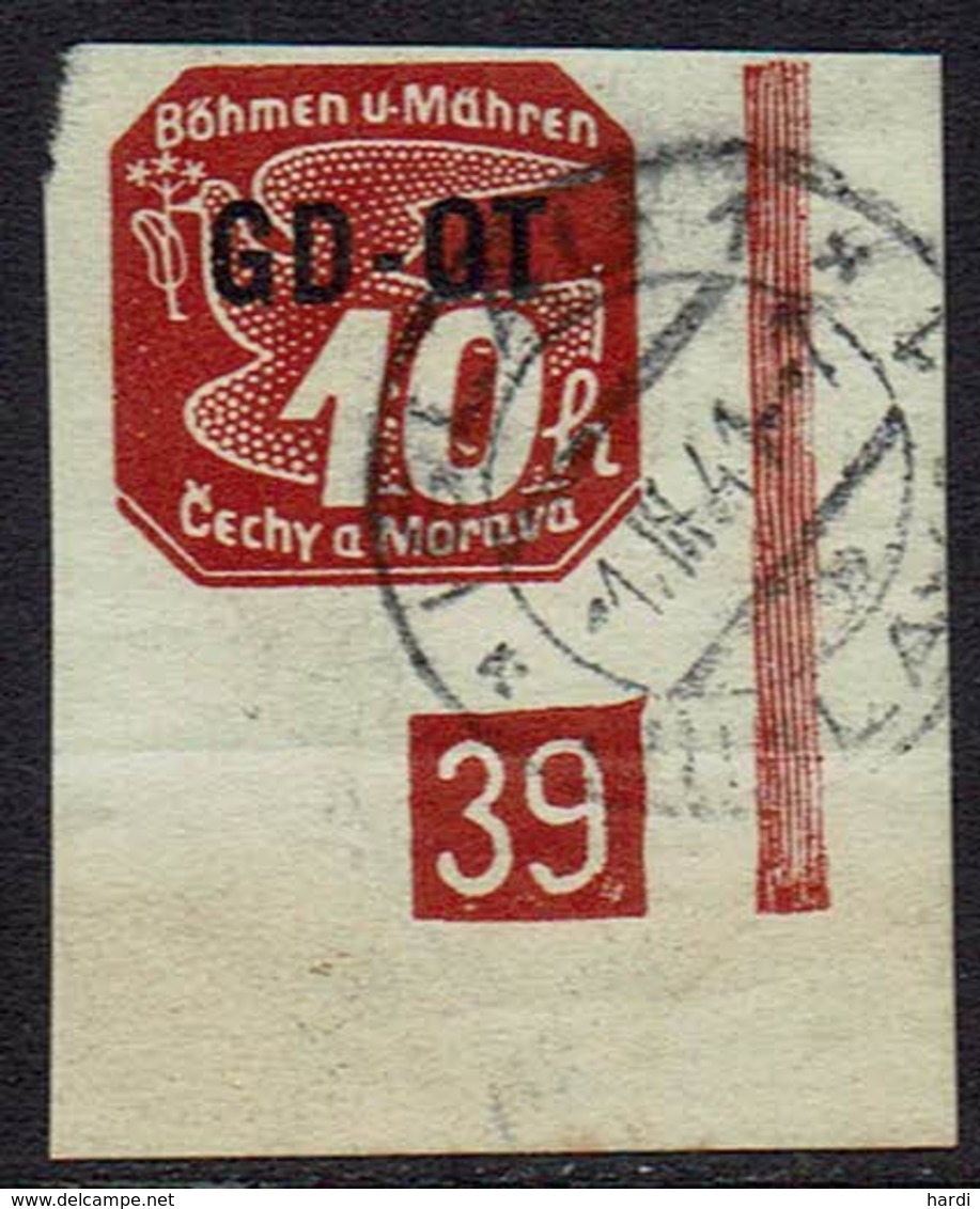 Böhmen-Mähren 1939, MiNr 51, Gestempelt - Used Stamps