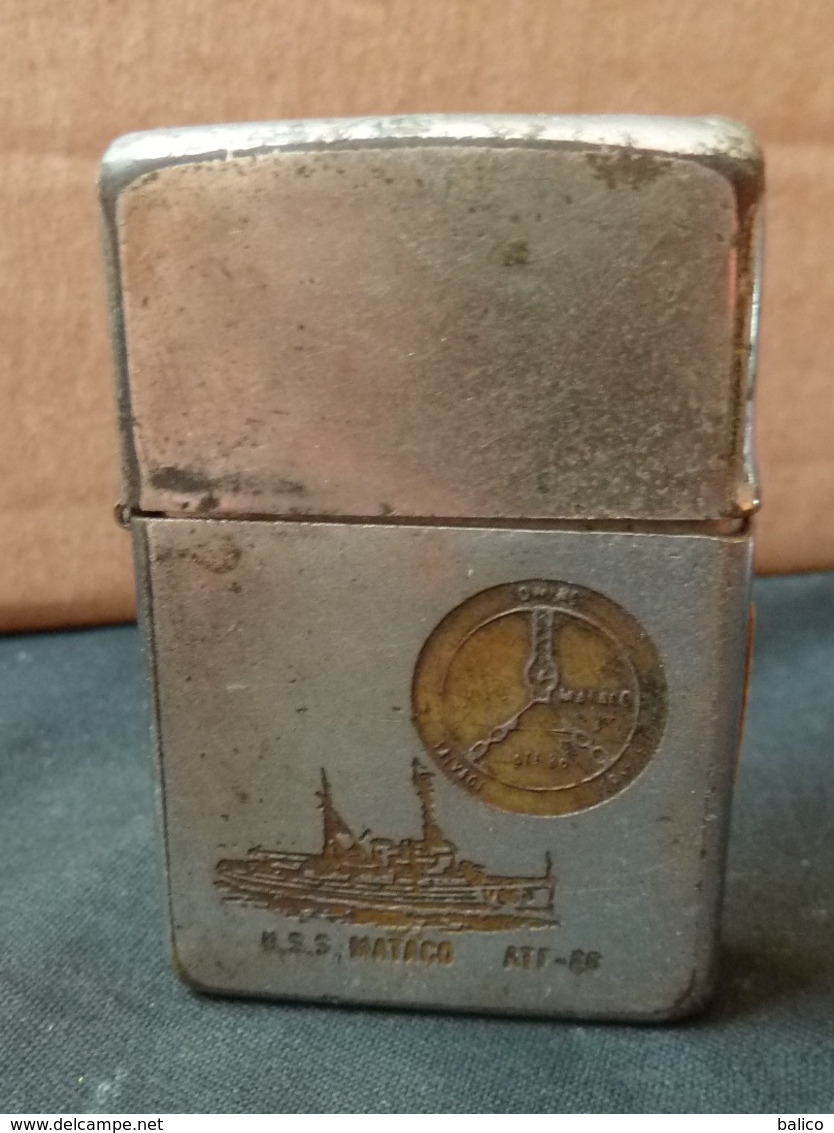 ZIPPO - U.S.S. MATACO  ATF 86-  Retour Du Vietnam, Année 1969 - Réf, 760 - Zippo