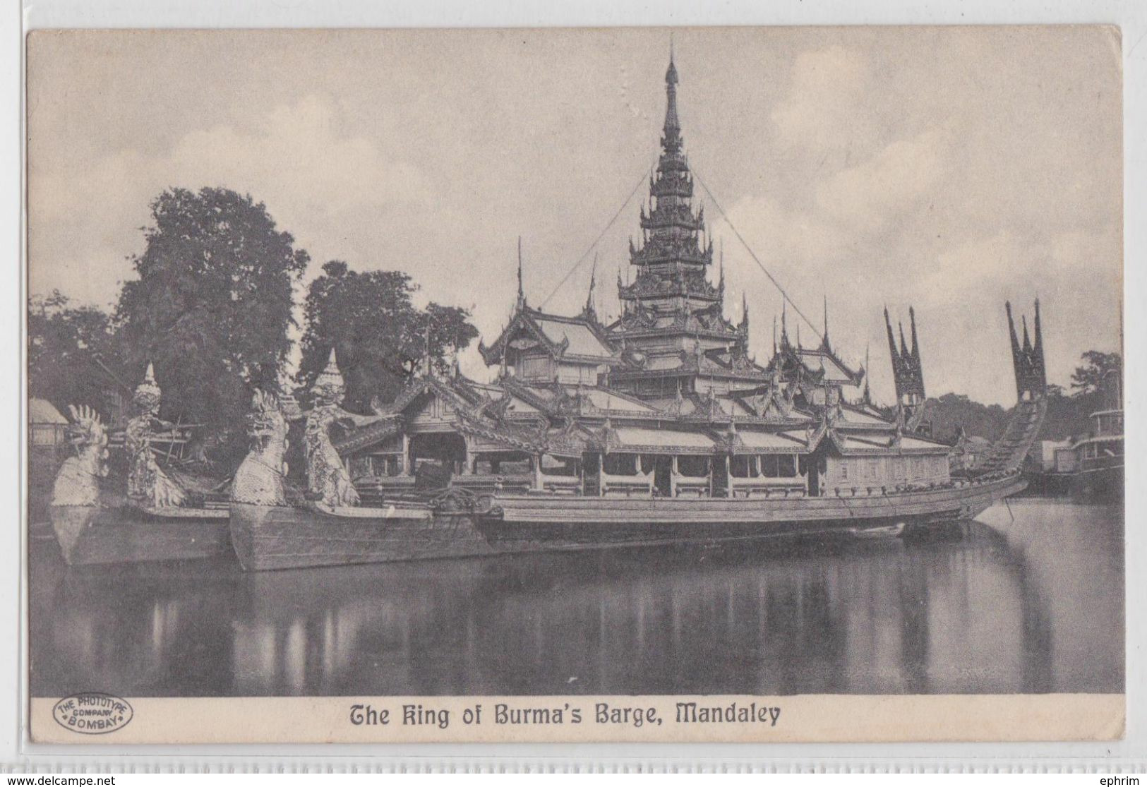 BIRMANIE THE KING'S OF BURMA BARGE MANDALEY MANDALAY - Myanmar (Burma)