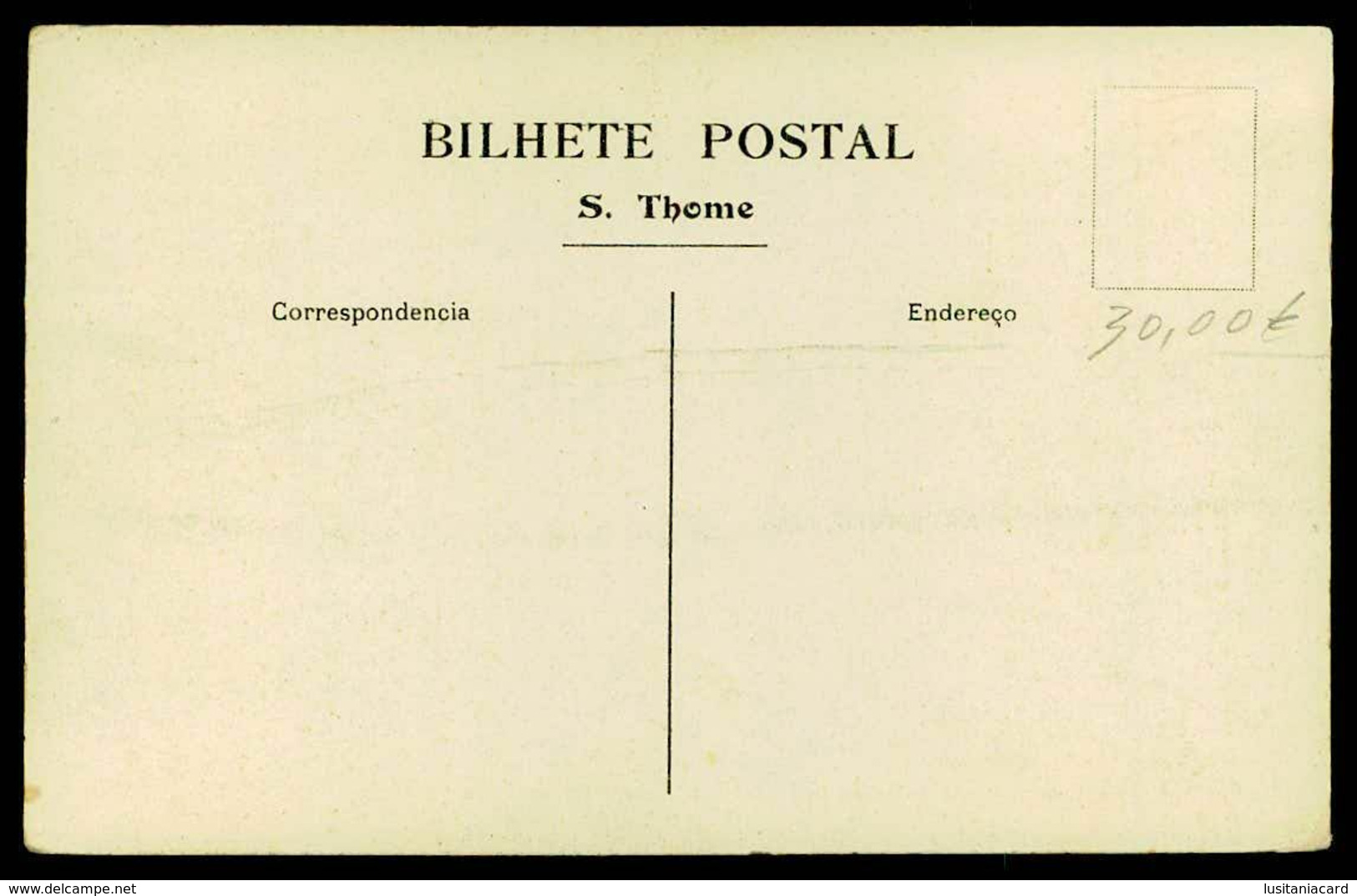 SÃO TOMÉ E PRÍNCIPE - FEIRAS E MERCADOS - Um Aspecto Da Feira. ( Ed. A. Palanque Nº 30) Carte Postale - Sao Tome Et Principe