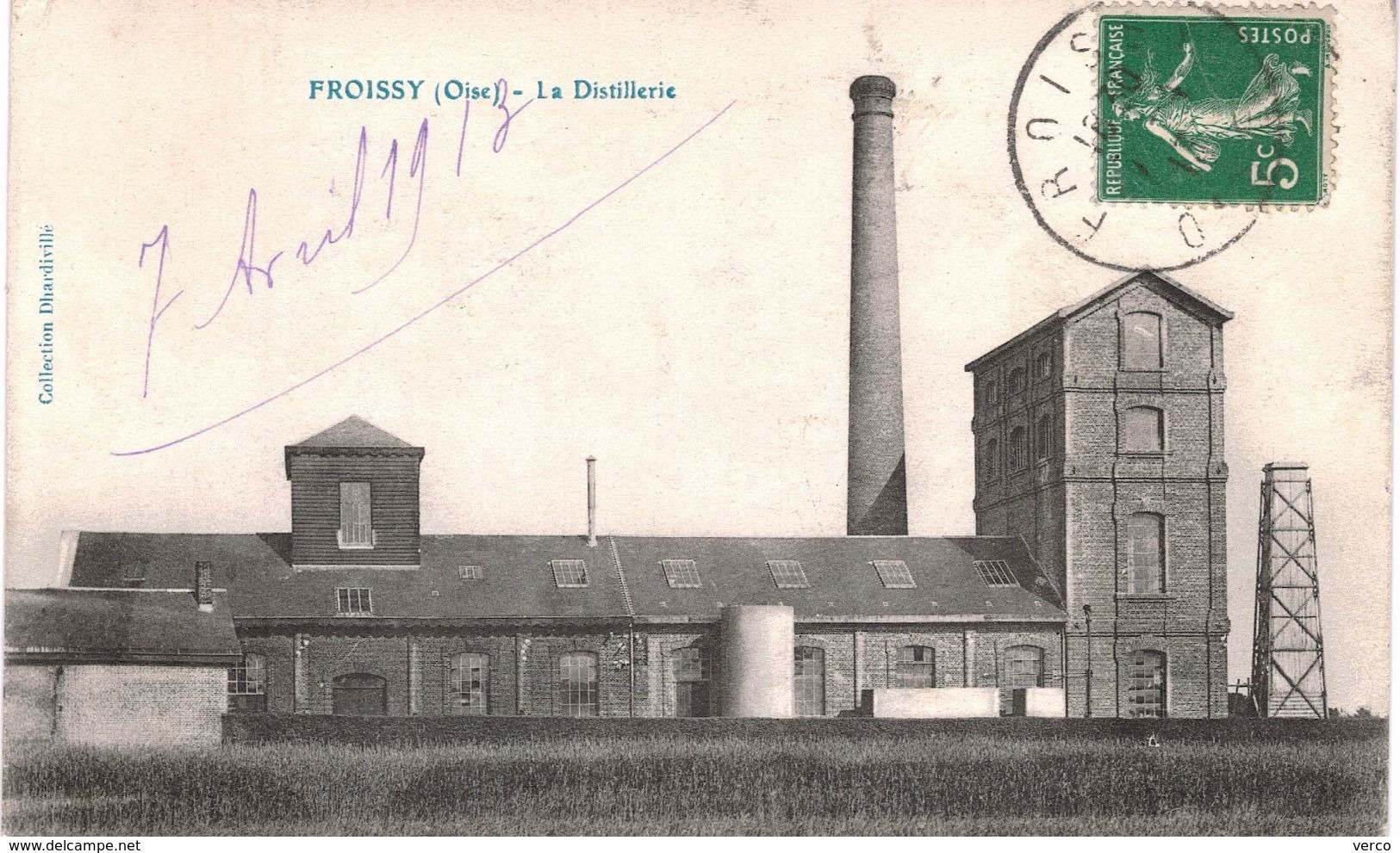 Carte POSTALE Ancienne De  FROISSY - La Distillerie - Froissy