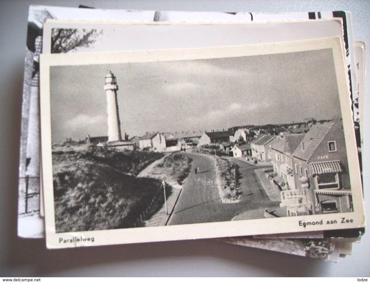 Nederland Holland Pays Bas Egmond Aan Zee Parallelweg En Vuurtoren - Egmond Aan Zee