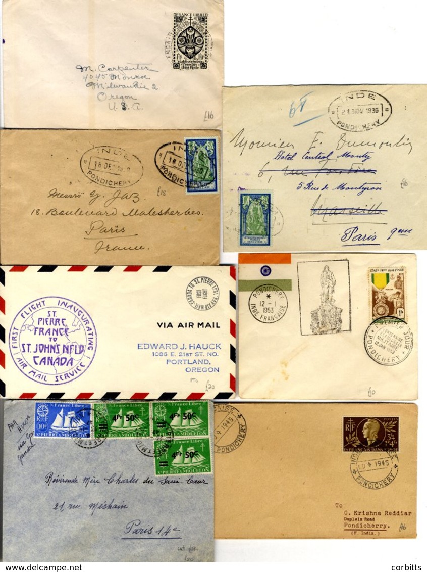 MISCELLANY Of Mainly Middle Period Items Incl. St Pierre & Miquelon With Various Types Of The 1926 'paid' Marks (14) To  - Andere & Zonder Classificatie