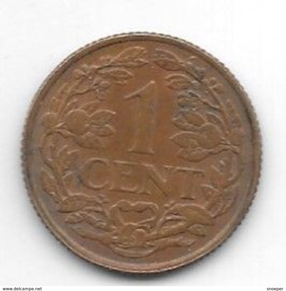 *netherlands Antilles 1 Cent 1965  Km 1  Xf+ /ms60 - Nederlandse Antillen