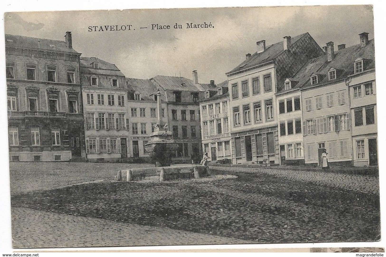 CPA PK  STAVELOT  PLACE DU MATCHE - Sonstige & Ohne Zuordnung