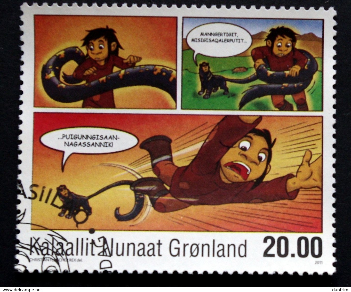 Greenland 2011 Kaassassuk Legend (Comics)   Minr,589 ( Lot D 1895 ) - Oblitérés