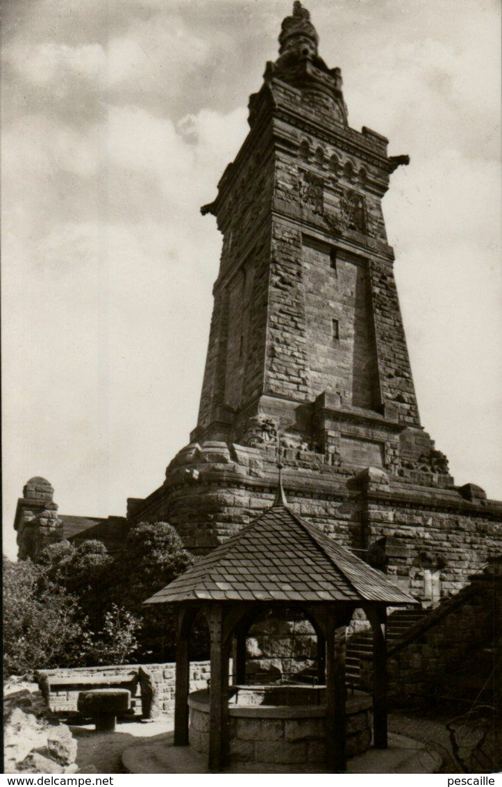 SAXE ANHALT - CP KYFFHAÜSER BRUNNEN UND DENKMAL - KURT GÖRTZ 4732 -6 CIRCULEE EN 1965 - Kyffhäuser