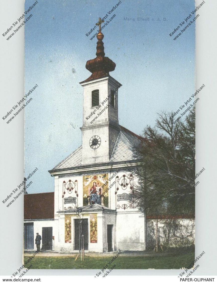 A 2402 HASLAU - MARIA ELLEND, Wallfahrtskirche, Postablage, Kl. Durchschlag - Bruck An Der Leitha