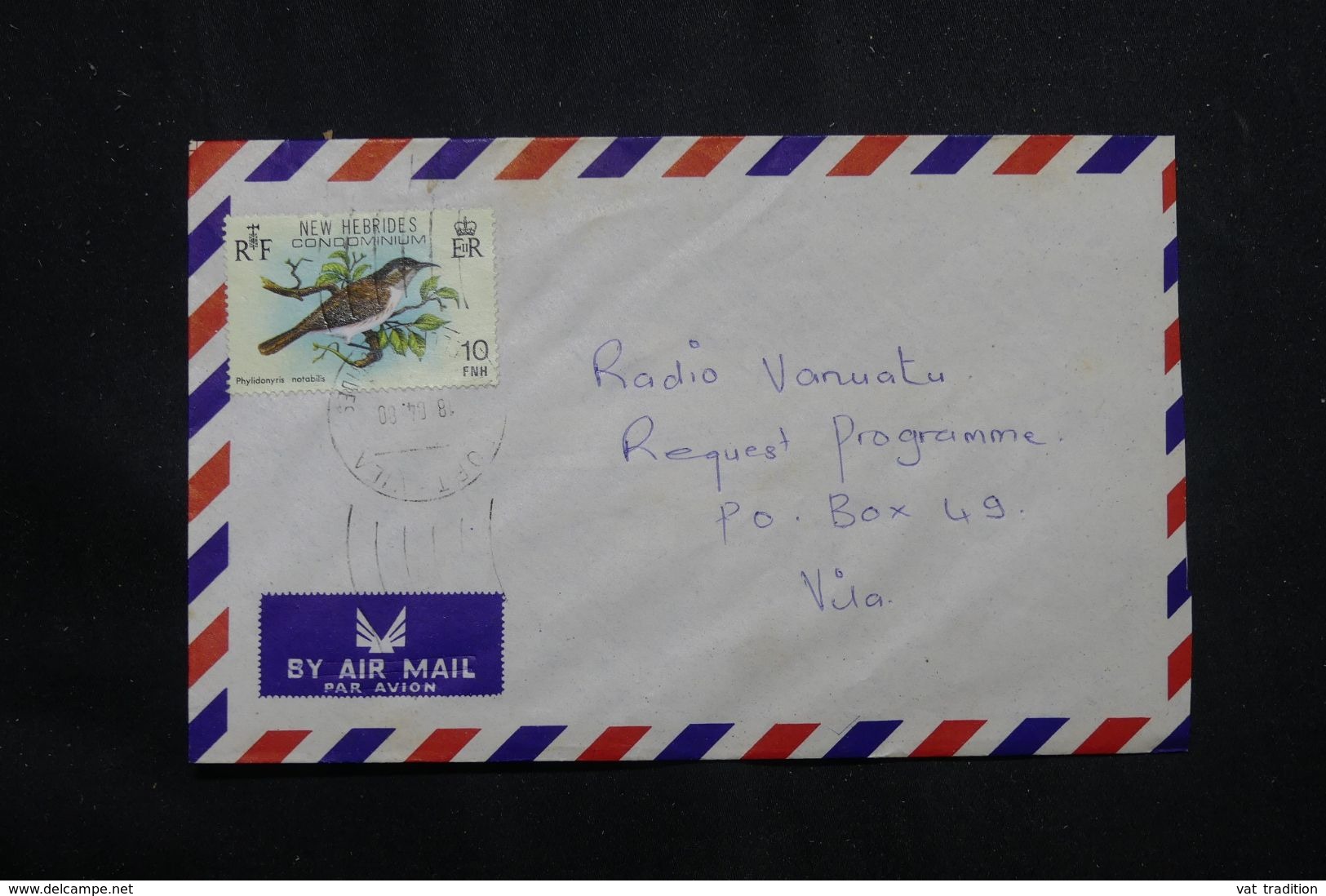 NOUVELLE HÉBRIDES - Enveloppe De Port Vila Pour Vila En 1980  - L 65858 - Briefe U. Dokumente