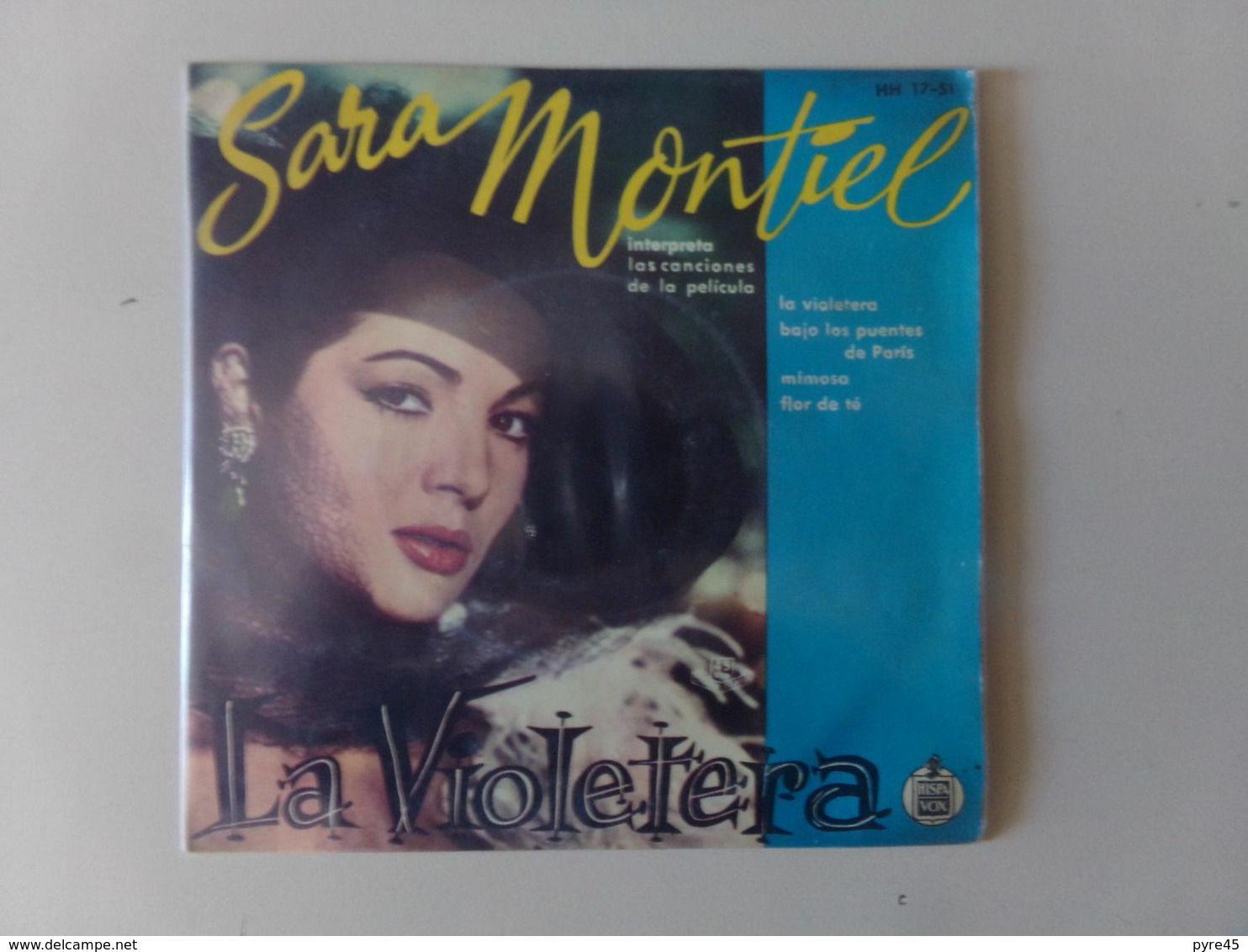 45 T Sara Montiel " La Violetera + 3 Titres " - Autres - Musique Espagnole