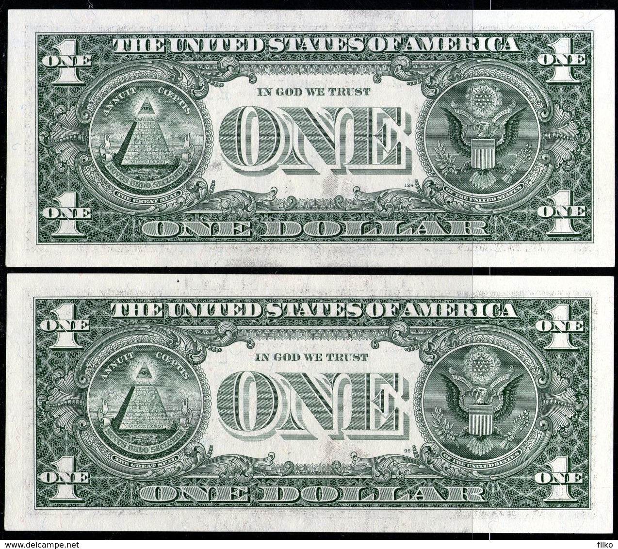 USA 1$ Dollars 2003E,Richmond Consecutive SerialNo.,as Scan - Billetes De La Reserva Federal (1928-...)