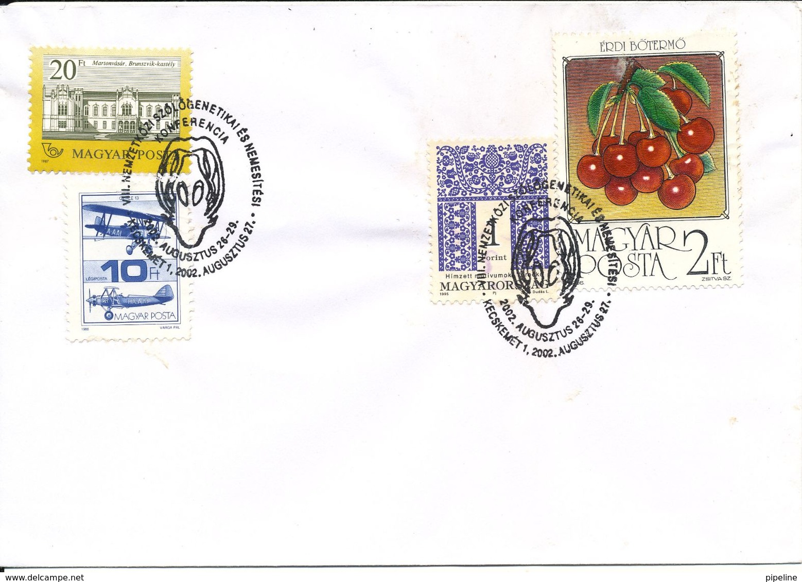 Hungary Cover With Special Postmark Kecskemet 27-8-2002 - Storia Postale