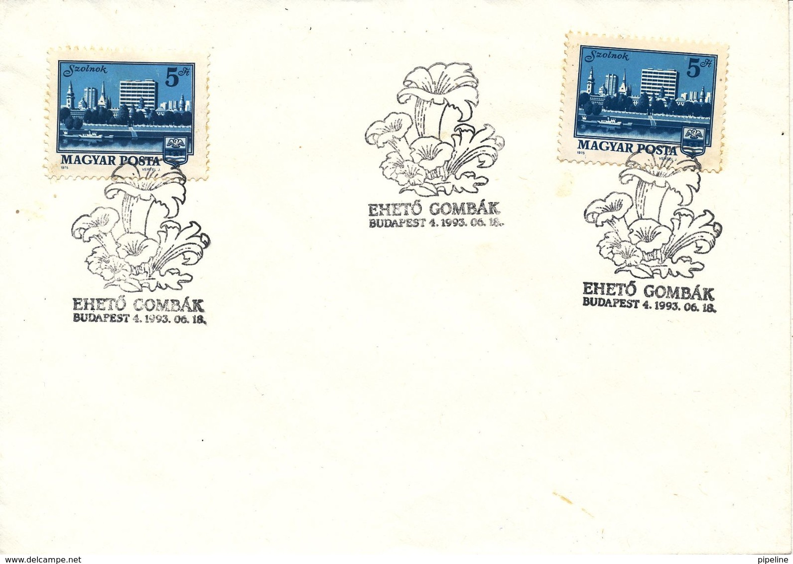 Hungary Cover With Special Postmark Budapest 18-6-1993 - Brieven En Documenten